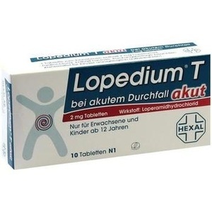 LOPEDIUM T akut bei akutem Durchfall Tabletten